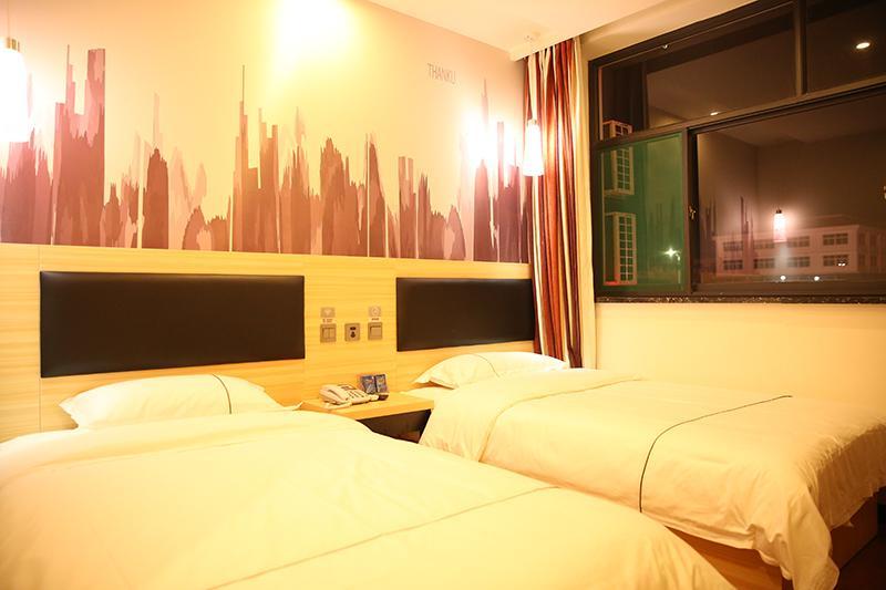 Thank Inn Chain Hotel Shandong Weifang Qingzhou Railway Station Gaoliu Exterior photo